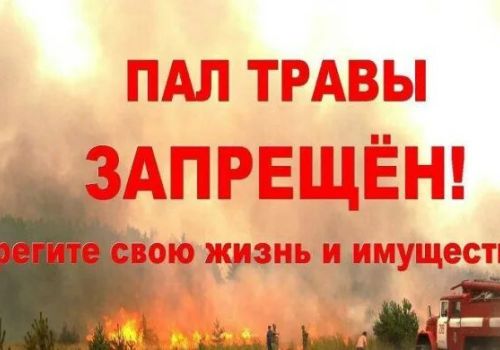 Памятка по палу сухой травы